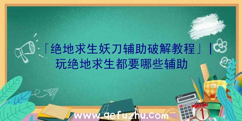 「绝地求生妖刀辅助破解教程」|玩绝地求生都要哪些辅助